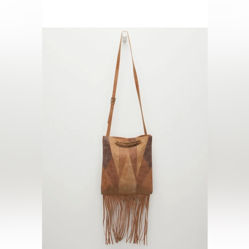 Circus BySam Edelman,Boho fringed handbag,faux leather,Vegan leather 20-23 strap